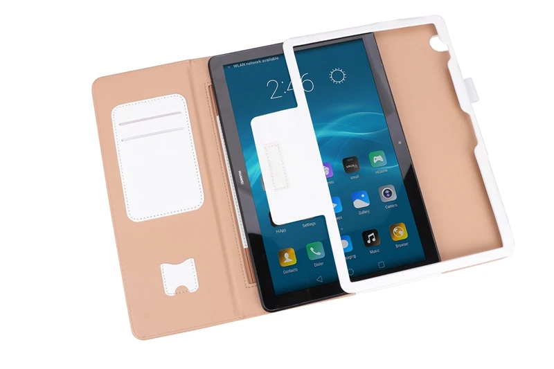 

30pcs Luxury Book Flip Cover Case for Huawei Mediapad T5 AGS2-W09 AGS2-L09 AGS2-L03 AGS2-W19 10.1" Tablet Hand Strap Card Slots