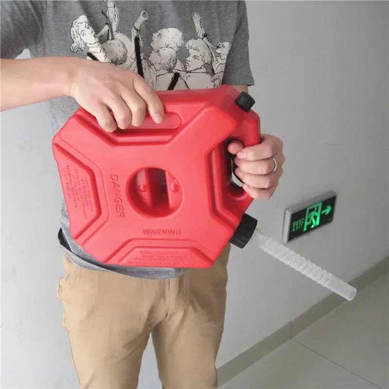 

5L Fuel Tank Advanced Engineering Plastics Petrol Tanks Mount Motorcycle/Car Jerrycan Gas Can Gasoline Oil Container Fuel-jugs