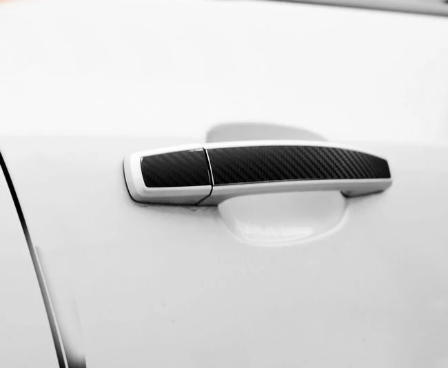 Наклейка из углеродного волокна для наружной дверной ручки Chevrolet Cruze Malibu 2012 2015 1