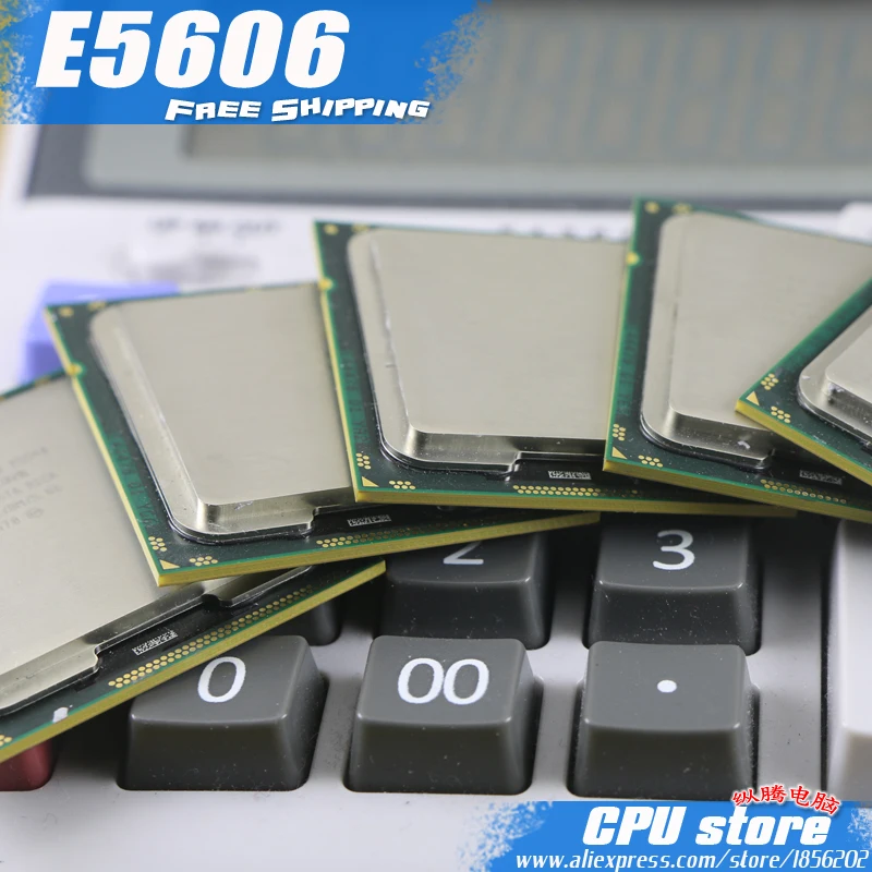 Intel Ксеон E5606 Процессор процессор/2 13 ГГц/LGA1366/8 Мб L3 Кэш/Quad Core/сервер процессор