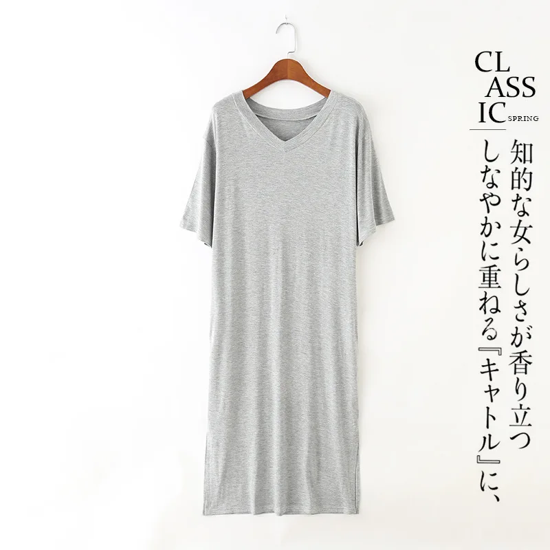 Ночная рубашка женская с коротким рукавом цвет в ассортименте M L XL XXL размера плюс
