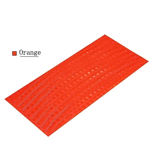 Orange Stickers VICTGOAL наклейка Светоотражающая полоса наклейка s велосипед светоотражающая лента наклейка Велосипедное колесо MTB дорожный велосипед аксессуары - Цвет: Orange Stickers