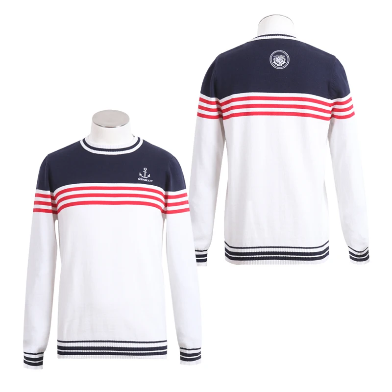 

Kantai Collection Shimakaze пуловер с принтом вязаный свитер для косплея Весенняя модная мужская футболка Повседневная рубашка