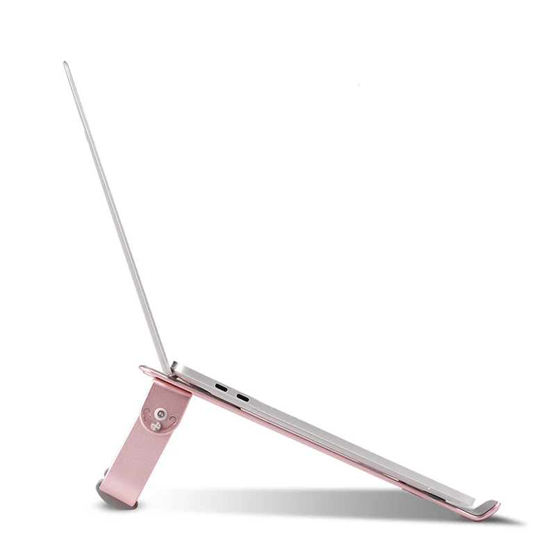 Охлаждающая подставка для ноутбука из алюминиевого сплава для Macbook с регулируемым углом увеличения высоты кронштейн для Dell lenovo acer
