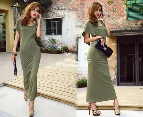 New Women Summer Sexy dress Backless Maxi Long Dress Two Colors free shipping 3583 | Женская одежда