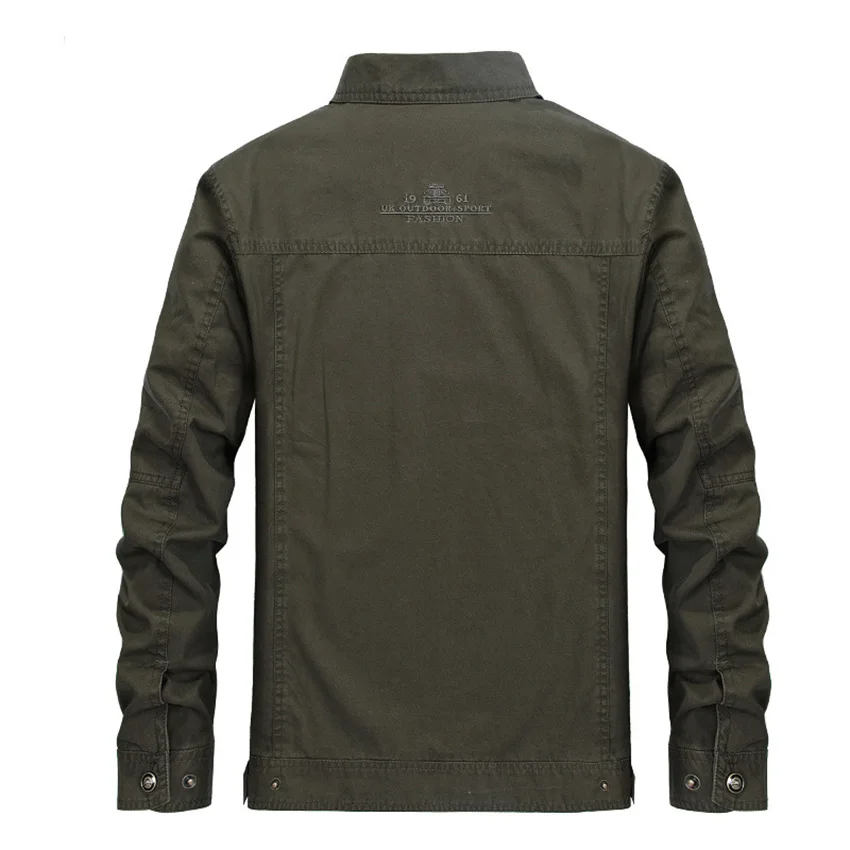 Free Shipping Fall Lapel Coat Pure Color Men's Frock Loose Thin Big Size Military Uniform CXY165 | Мужская одежда