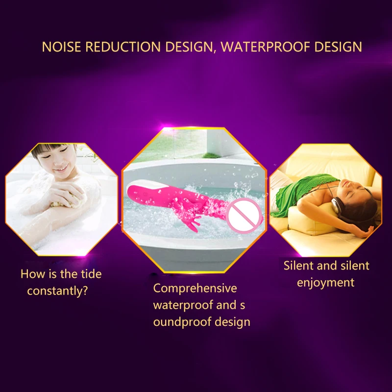 Телескопический Вибратор Кролик вращающийся 9 скоростей фаллоимитатор для