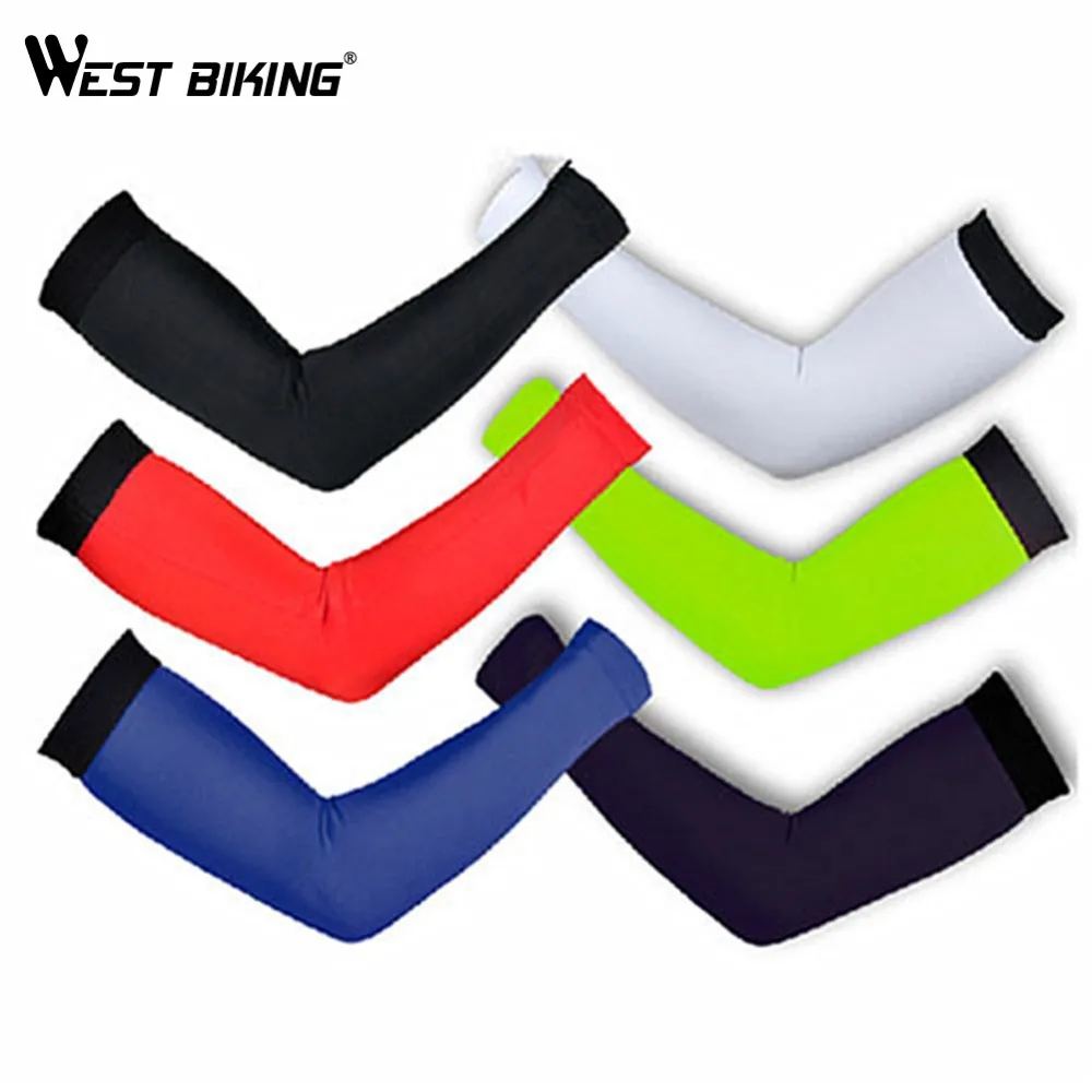 WEST BIKING Велоспорт Руки рукава Armwarmer Manguitos Ciclismo Brazo УФ-защита рукава руку MTB велосипед Велоспорт Руки Теплее