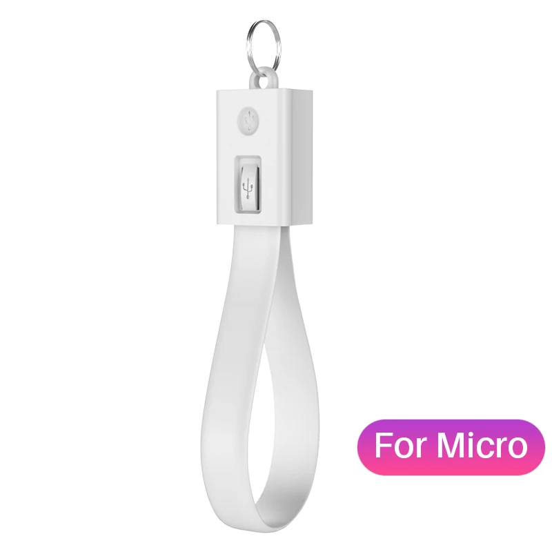 Micro USB Cable YBD USB кабель для iPhone samsung huawei Xiaomi Powerbank Micro usb type C кабель брелок аксессуар портативный зарядный кабель - Цвет: Micro USB Cable