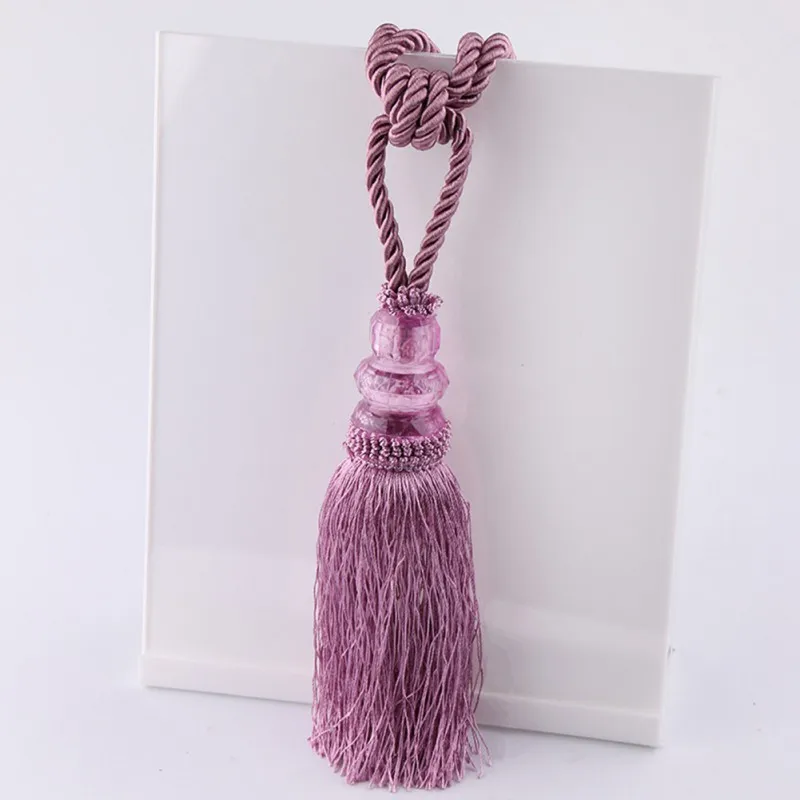 Украшение дома шторы cip кисточки подвесной мяч с мелкими стразами в форме ручки