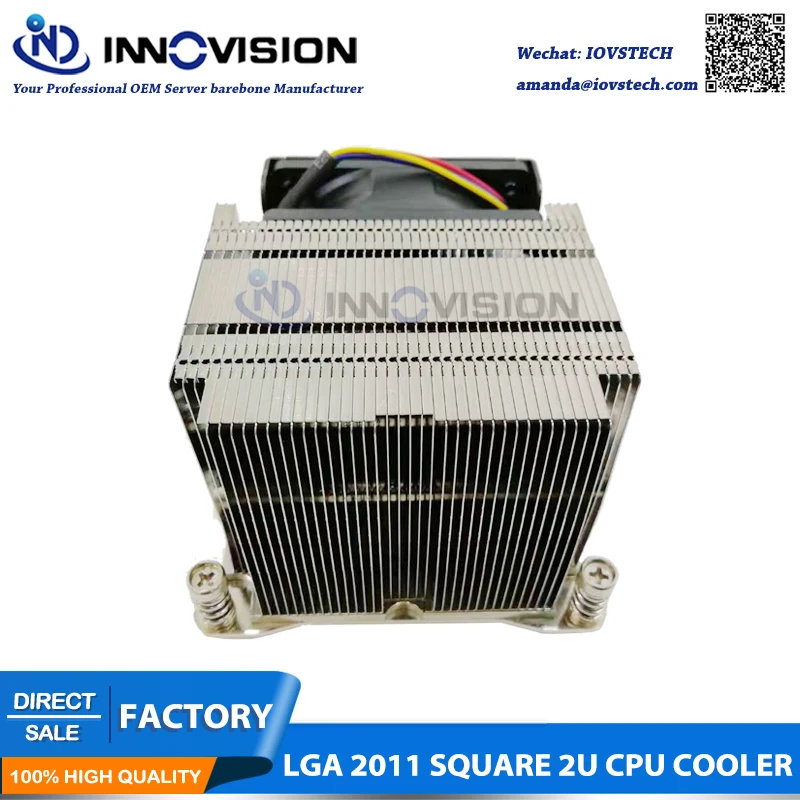 LGA2011 квадратный 2u радиатор для 2u/3u/4u/рабочая станция сервер тепловой процессор кулер