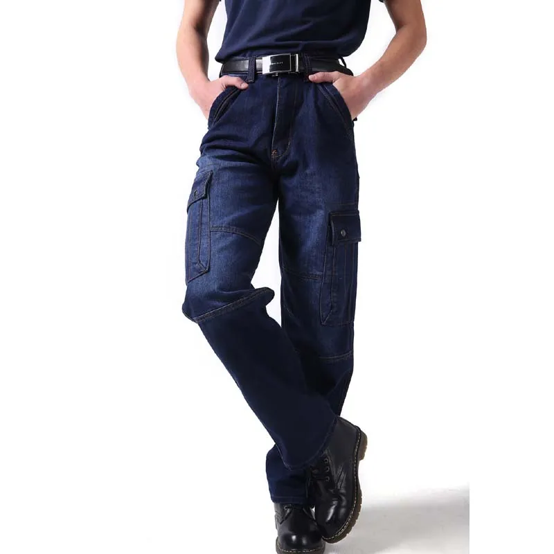 Модная одежда в стиле &quotхип-хоп&quot Времена года джинсы для активного отдыха