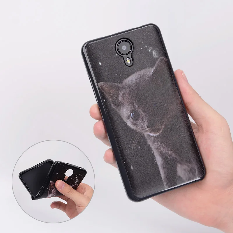 Мягкий силиконовый чехол для Prestigio Muze X5 LTE защитный телефона из ТПУ PSP5518DUO |
