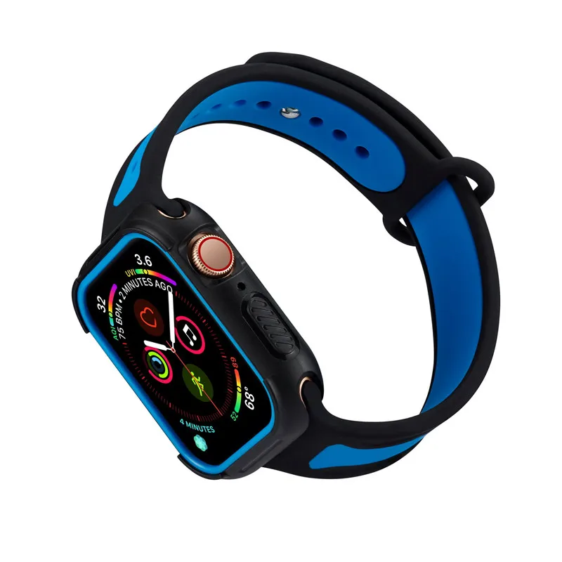 

For Apple Watch Series 4 Sport Style Case PC Frame Casing Cover iWatch Cases 40mm 44mm For Watch Series 4 Protective Frame Shell