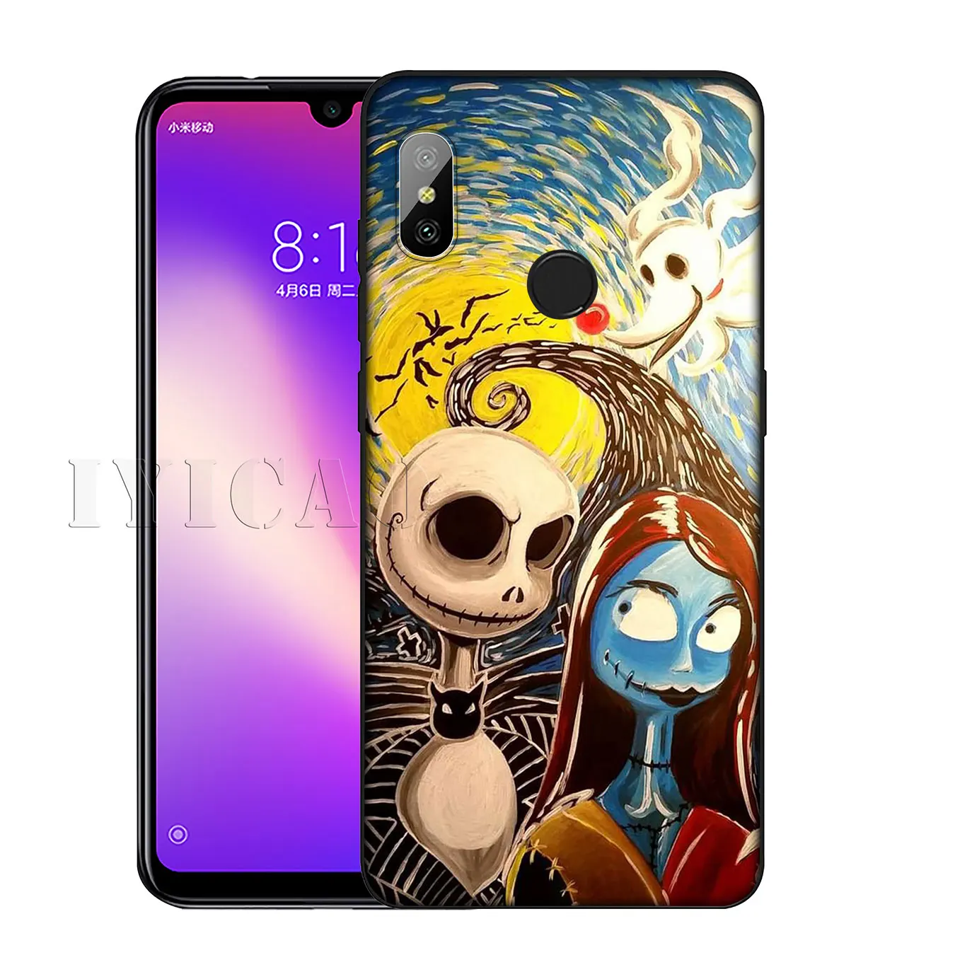 IYICAO кошмар Тим Бертон Хэллоуин Джек Мягкий силиконовый чехол для Xiaomi Redmi K20 8A 7A 6A 5A