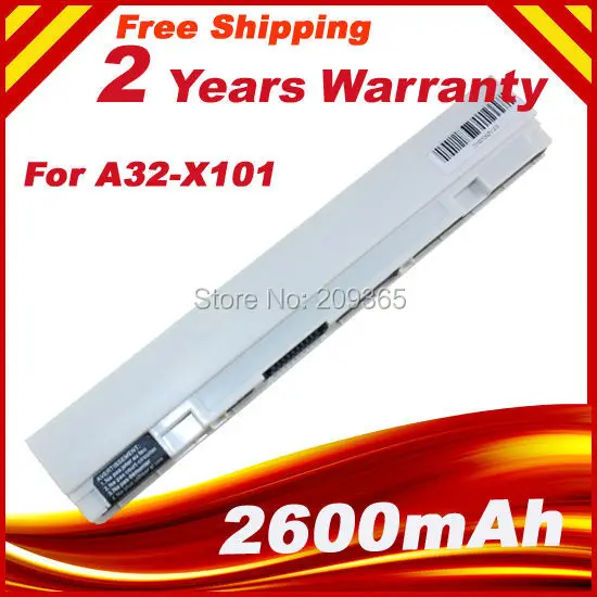 

Белый, 3 ячейки, Φ Eee PC X101CH X101 X101C X101H, замена: Φ 2600 мАч