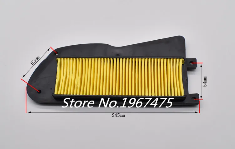 Самокат воздушный фильтр подходит для Suzuki Haojue HJ100T 2/3/7/7 Cair фильтр|Воздушные