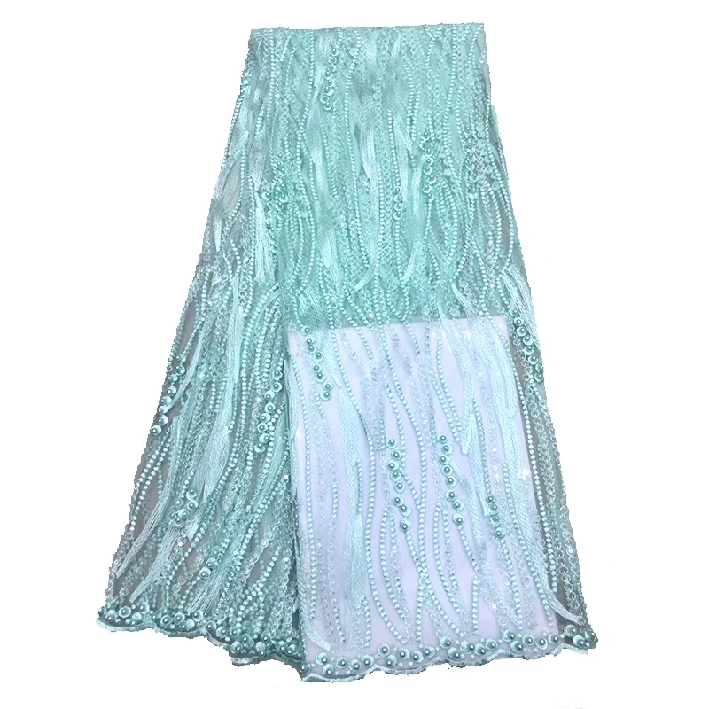 Африканская французская кружевная ткань с 3D цветами Высококачественная