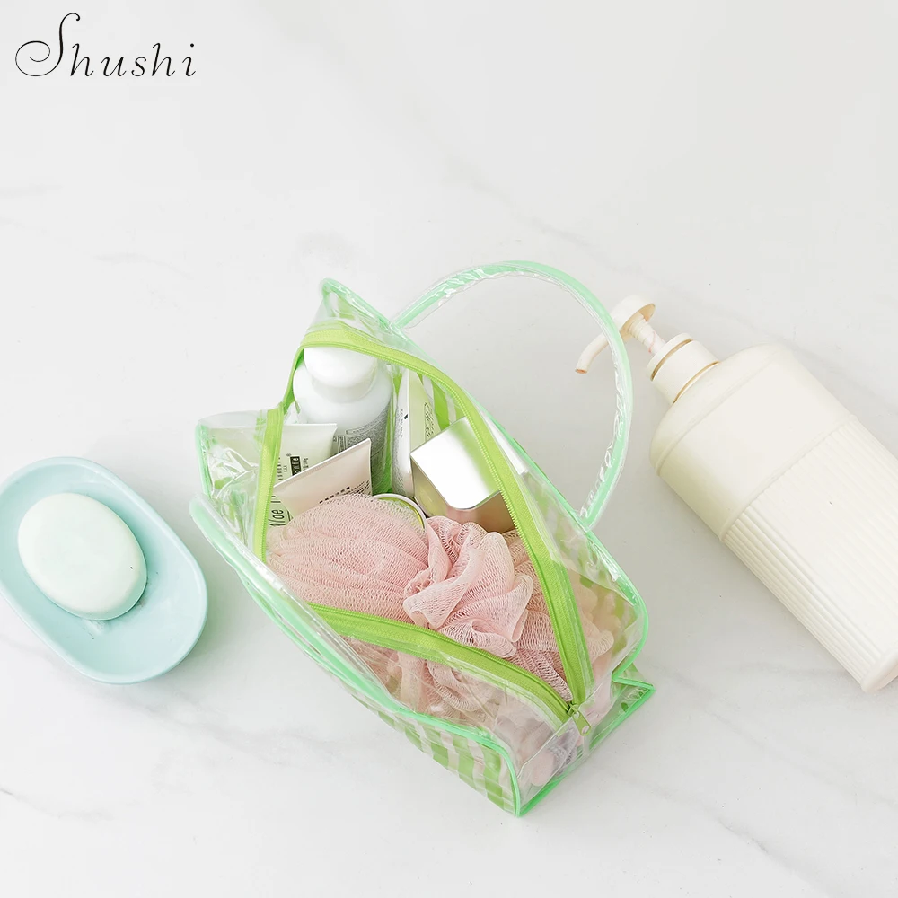 Прозрачная сумка для ванной SHUSHI лидер продаж персональный дорожный Органайзер