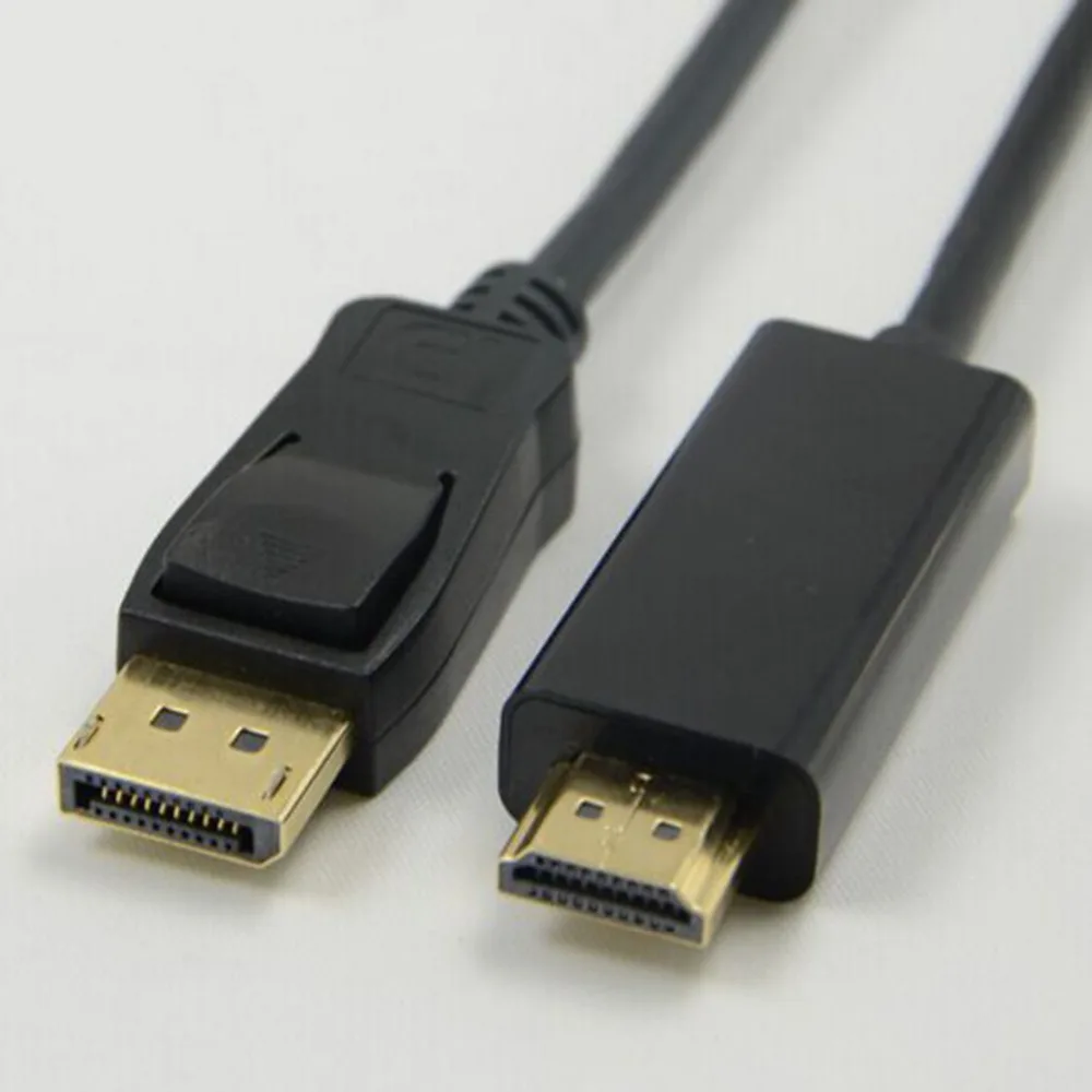 1080P HD DisplayPort Адаптер DP к HDMI кабель шнур 1 8 м порт дисплея видео разъем для ПК