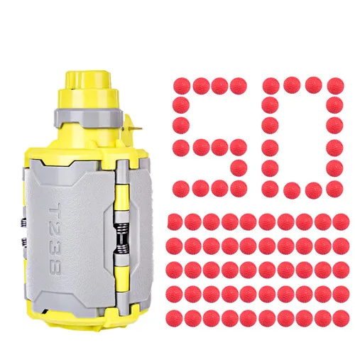 red T238 V2 версия 2 модифицированные Кристальные водяные бусины пуля игрушка в виде бомбы+ 50 шт Круглые мягкие пули из пенопласта для Nerf/страйкбола Wargame - Цвет: red