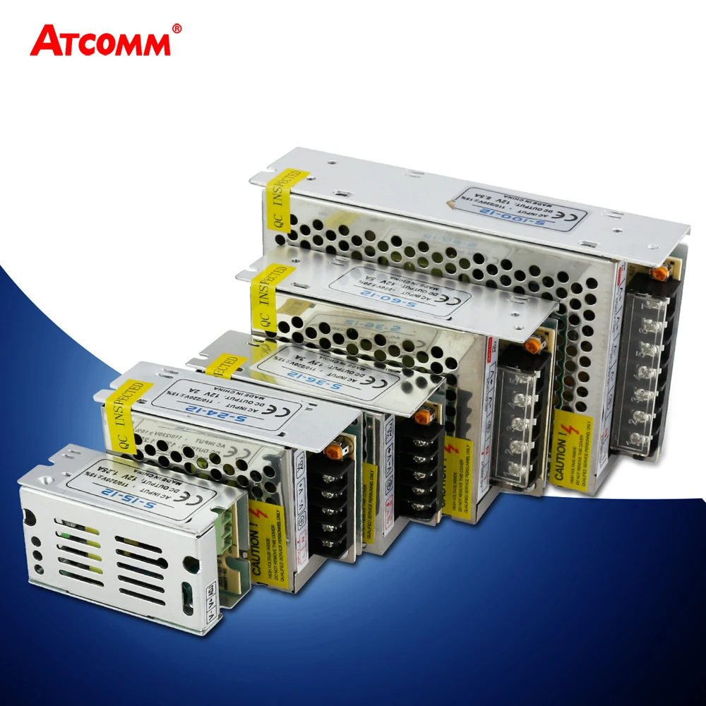 DC 12V 24V освещение Transformers1A 2A 3A 5A 6A 8A 10A 15A 21A 30A светодиодный Питание адаптер переключения драйвер для Светодиодные ленты