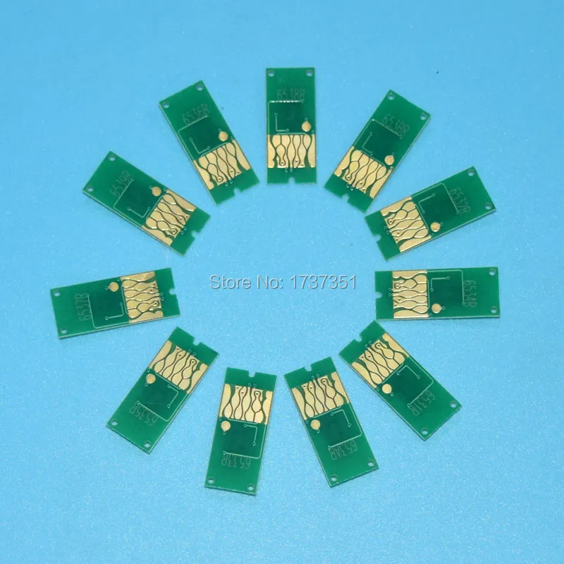 

5 set T6531 T6531-T6539 /T653A/T653B ARC permanent cartridge chip For Epson Stylus Pro 4900