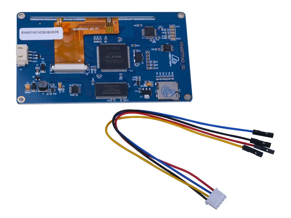 Nextion NX4827T043-4," TFT lcd интеллектуальный сенсорный дисплей лучшее решение для замены традиционного lcd и светодиодный Nixie трубки