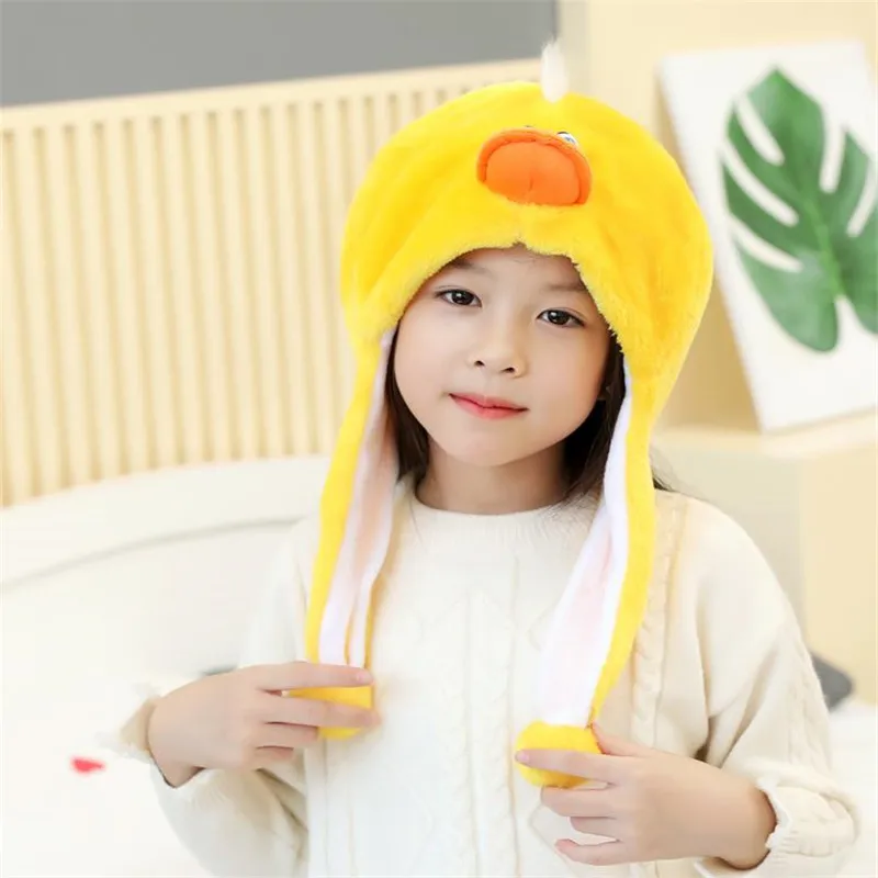 Детский мультфильм Маленькая желтая утка животного шапка аксессуары для