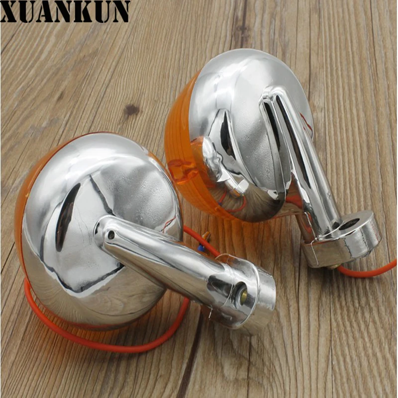 XUANKUN аксессуары для мотоциклов JH70 поворотники светодиодный фонарь рулевое управление фары в сборе(круглый