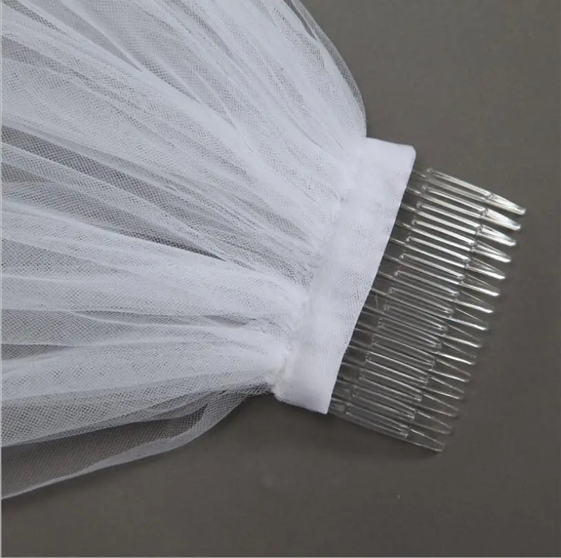 Real Photos High Quality White Ivory Cathedral Length Lace Wedding Veil New Bridal with Comb | Свадьбы и торжества
