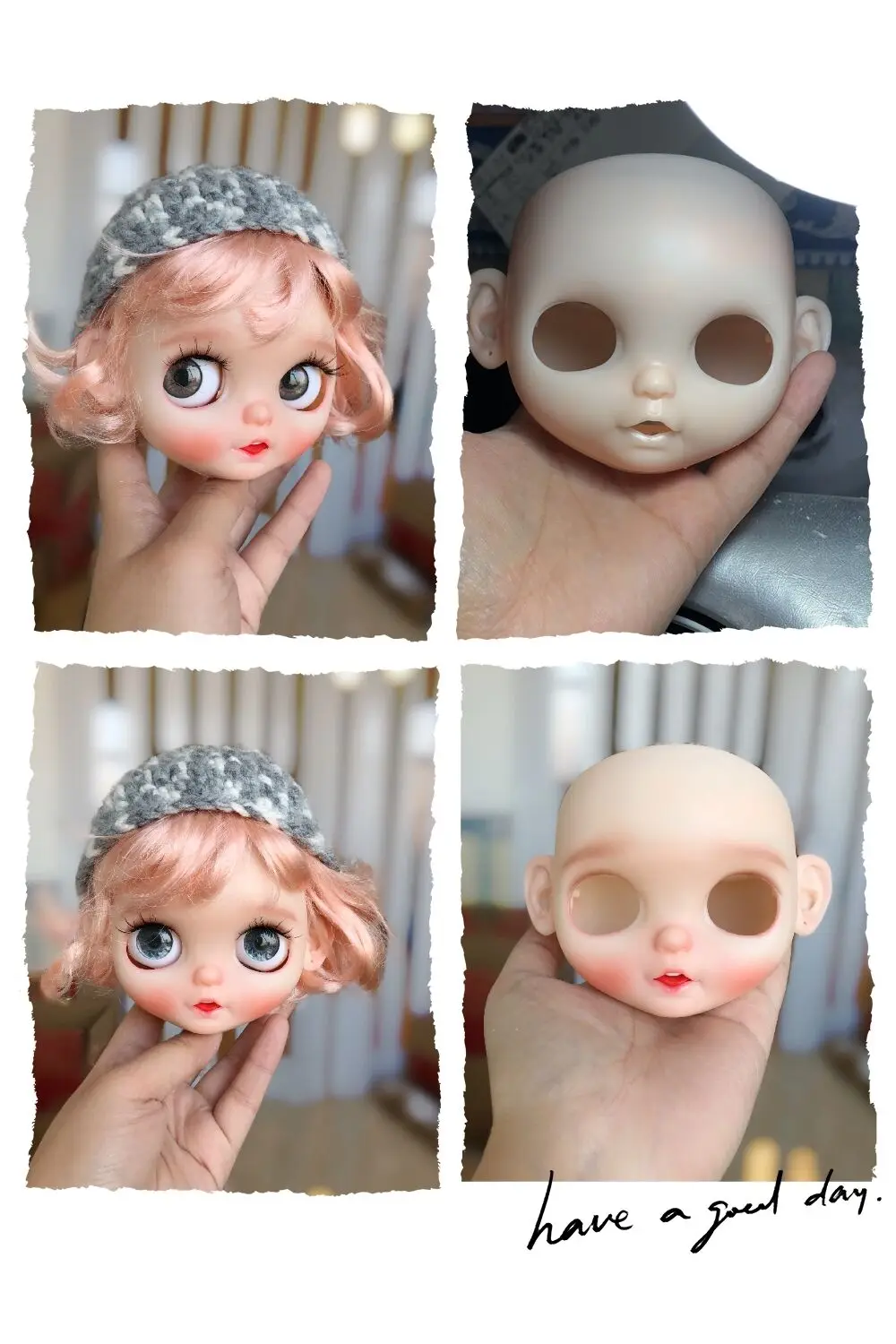 Blyth девушка индивидуальные куклы лицо № WS07