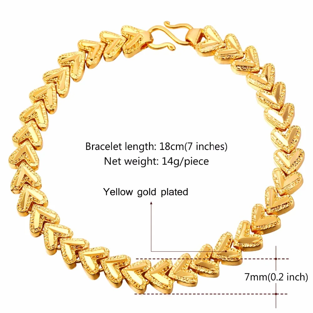 Браслеты Collare в виде сердца для женщин ювелирные изделия влюбленных цвет золото и