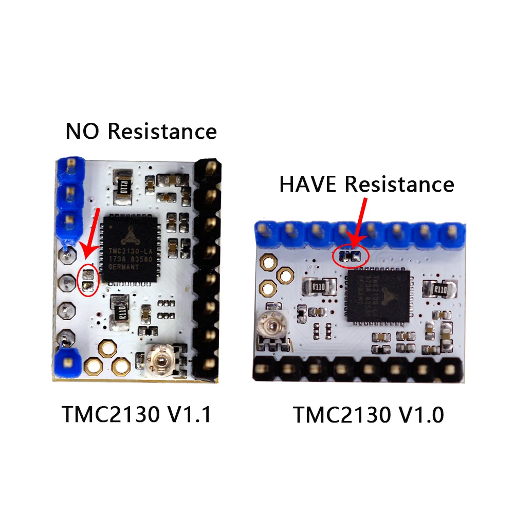 5X TMC2130 V1.1 для SPI функция Stepstick шаговый двигатель драйвер с радиатором 5 шт. шаг Стик протектор VS TMC2130 V1.0