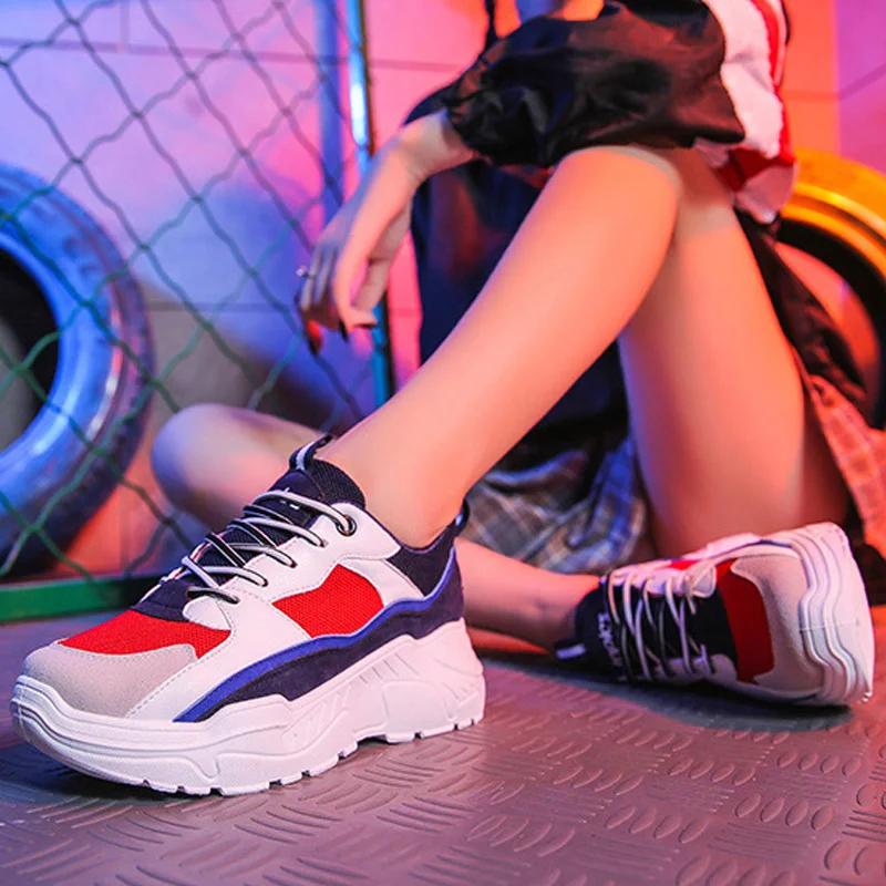 Женские кроссовки на вулканизированной подошве комфортные платформе для