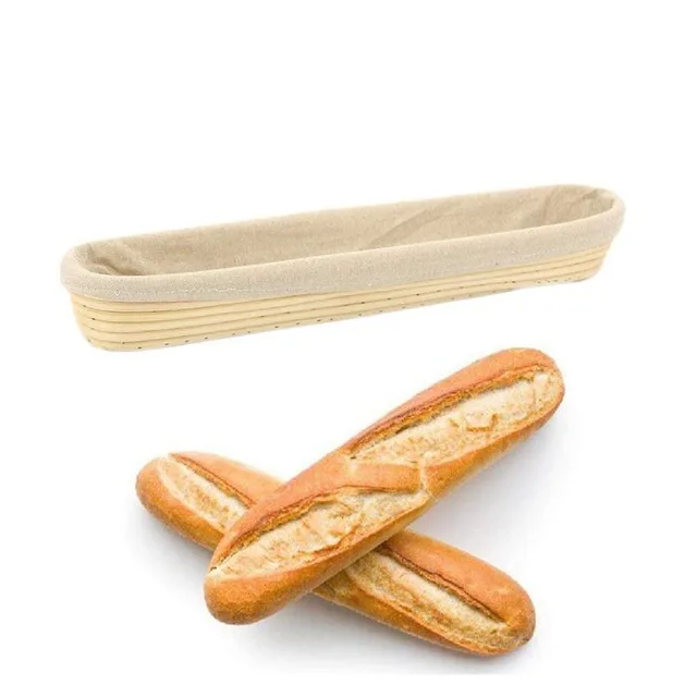 В форме багета корзина из ротанга ручной работы тесто Banneton Brotform хлебостойкая