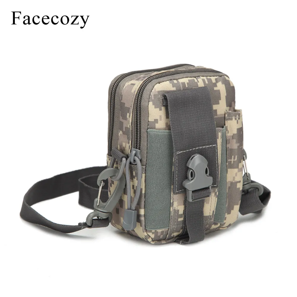 ACU Camo Bag Сумка для рыбалки на открытом воздухе, тактические карманы, поясные сумки для бега, военные сумки для телефона, кошелек, спортивный рюкзак для альпинизма, пешего туризма - Цвет: ACU Camo Bag