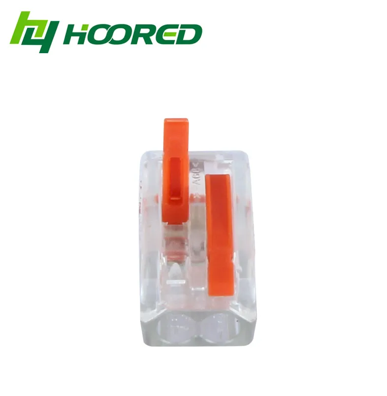 100 шт./пакет весна рычаг кабельный разъем соединитель электрического провода