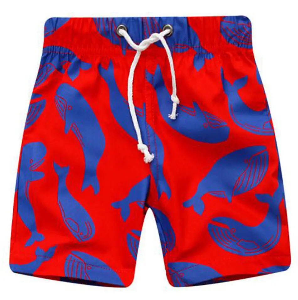 Тканые шорты с нарисованным Китом Littlemandy хлопковые короткие штаны для мальчиков