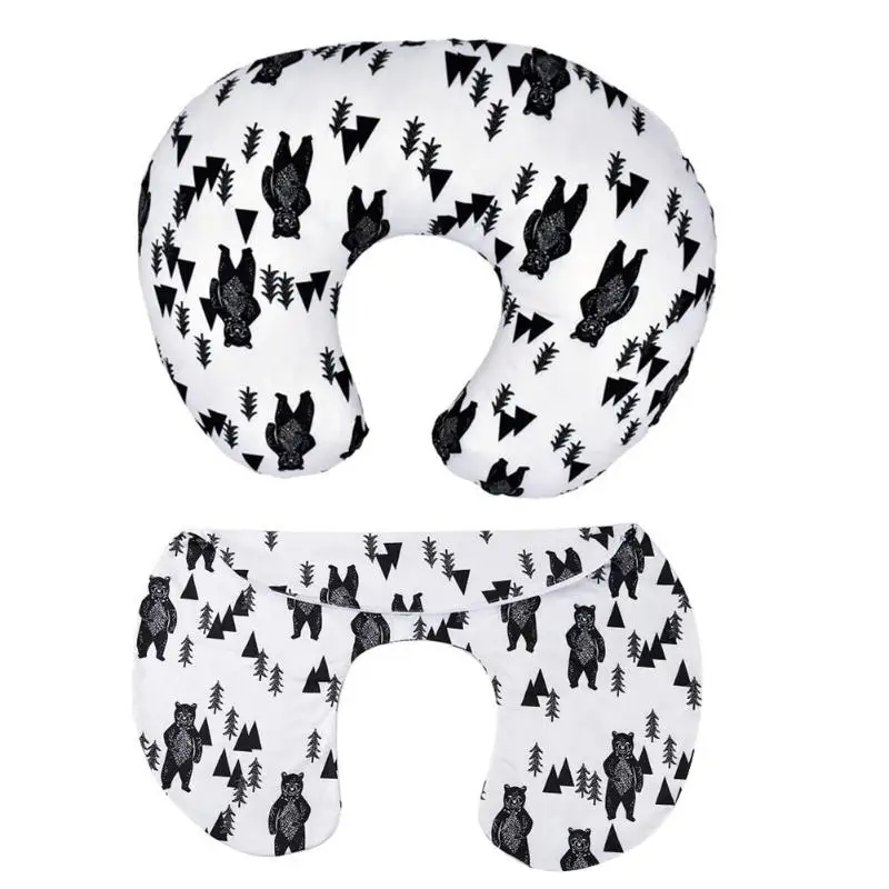 6 Baby Breastfeeding Pillow Cover for Pillow Pillowcase Infant Cuddle U-Shaped Pillowcase Kids Feeding Waist Cushion Cover - Цвет: 6