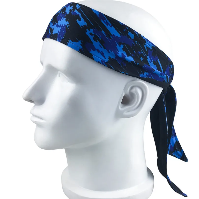 Новинка 2019 Женская эластичная повязка на голову для тенниса баскетбола пота