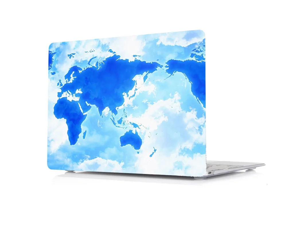 Новый жесткий чехол с принтом + чехол-клавиатура для Apple Macbook Pro 13 &quot15&quot Retina 12 15 Air 11