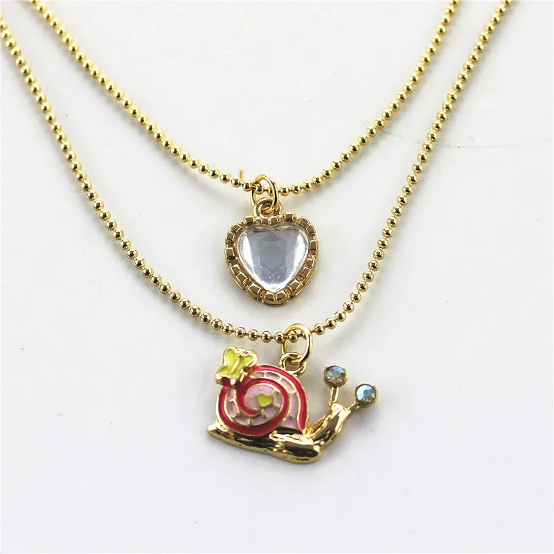 Модное ожерелье новинка 2014 чистое и свежее изящное Двухслойное с улиткой 0327 |