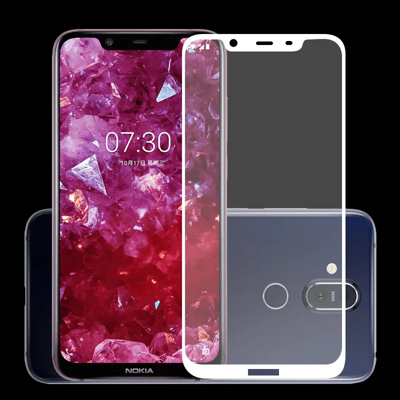 2.5D 9H Премиум Закаленное стекло для Nokia 7 1 Plus полное покрытие экрана Защитная