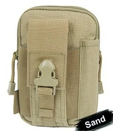 Sand Onebow Открытый тактический molle EDC Утилита Сумка гаджет пояс поясная сумка с сотового телефона застежка кобуры - Цвет: Sand