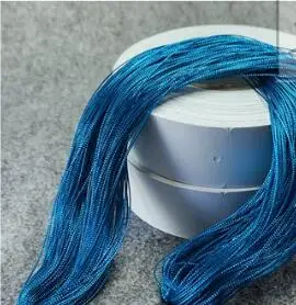 Sky Blue 1 мм толщиной DIY 1000 м Золото Серебро карта ремесло подарок шнур тег нить Bauble Рождественский Декор - Цвет: Sky Blue