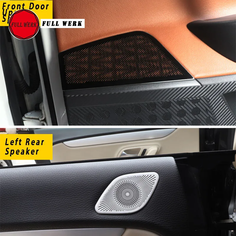 Стайлинг автомобиля SS декоративная накладка на заднюю дверь динамика наклейка