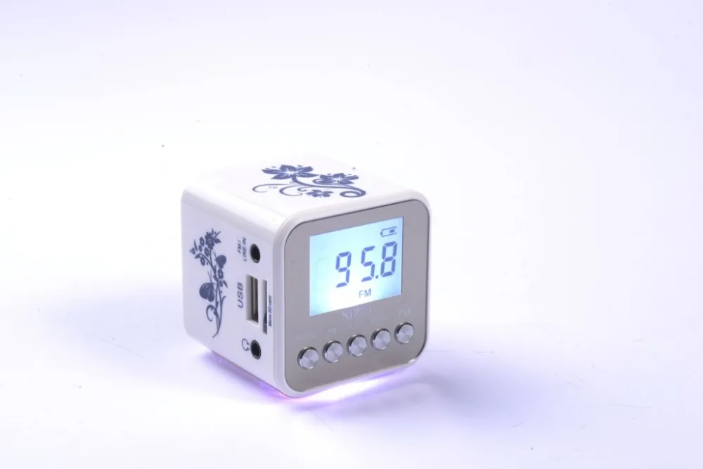 Новый Nizhi TT032 миниатюрный портативный цифровой fm радио Поддержка Карта памяти SD