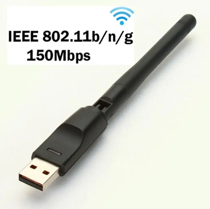 Ralink RT5370 USB 2,0 150 Мбит/с WiFi беспроводная сетевая карта 802,11 b/g/n LAN адаптер с поворотная антенна WI FI usb dongle