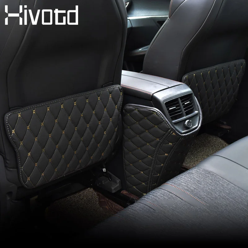 Hivotd для peugeot 3008 GT/5008 GT анти-грязный коврик внутренний подлокотник коробка заднее сиденье противоударный коврик кожаный защитный чехол